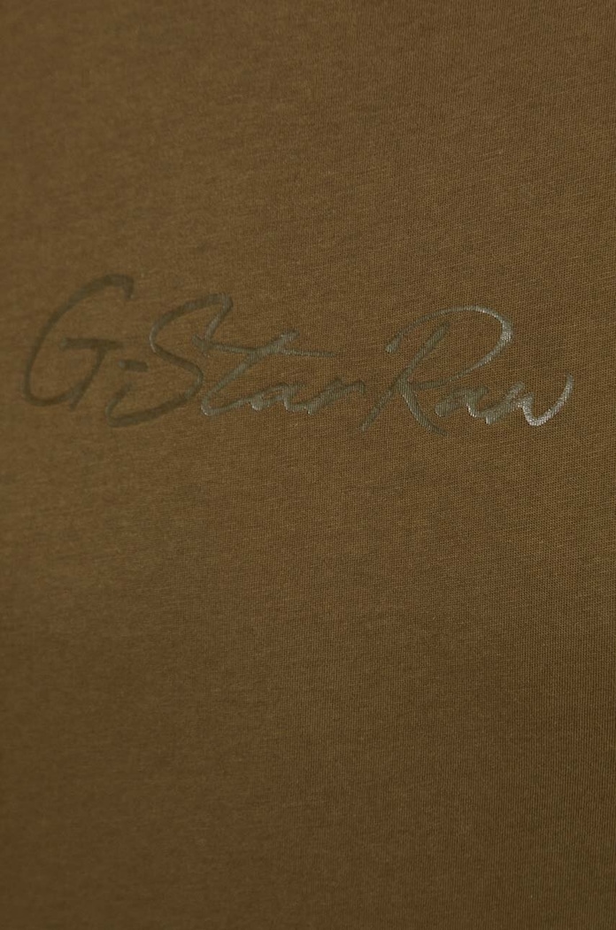 G-Star t-shirt bawełniany D24216.4107 zielony