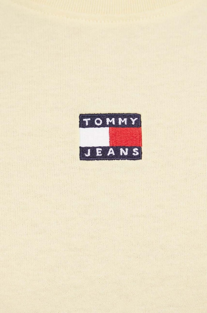 Tommy Jeans tricou galben DW0DW17391