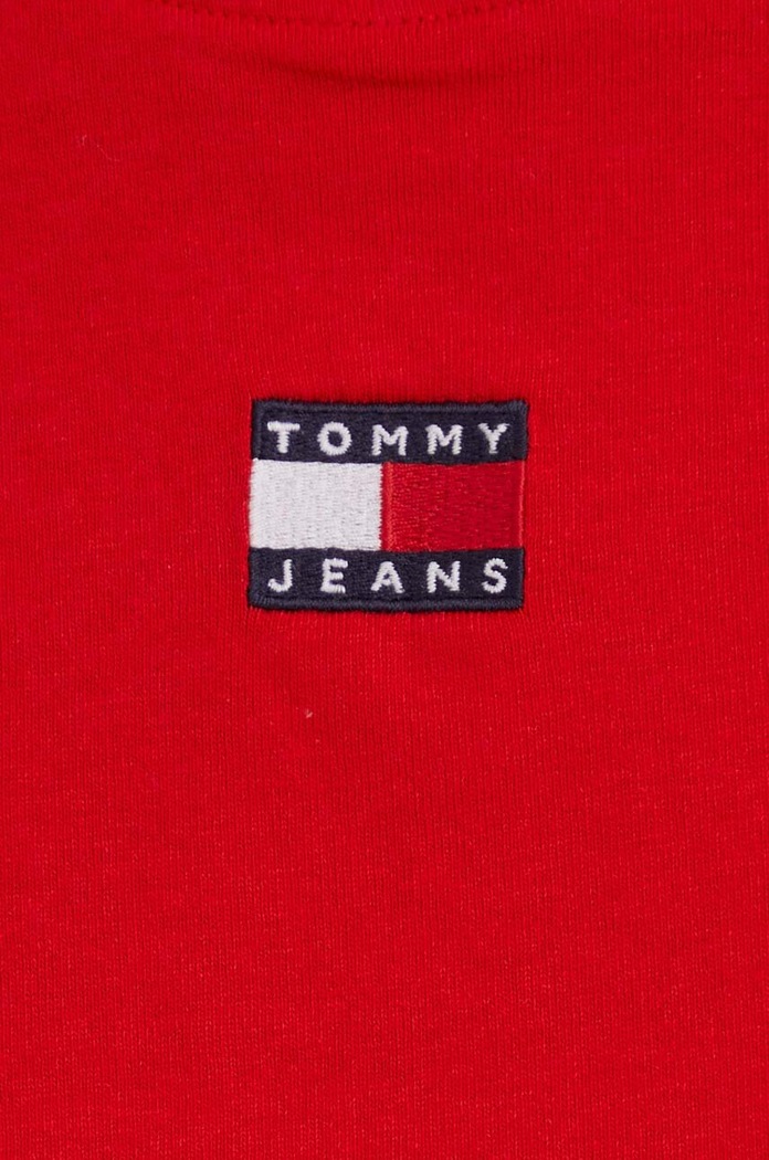 Tommy Jeans t-shirt DW0DW17391 piros