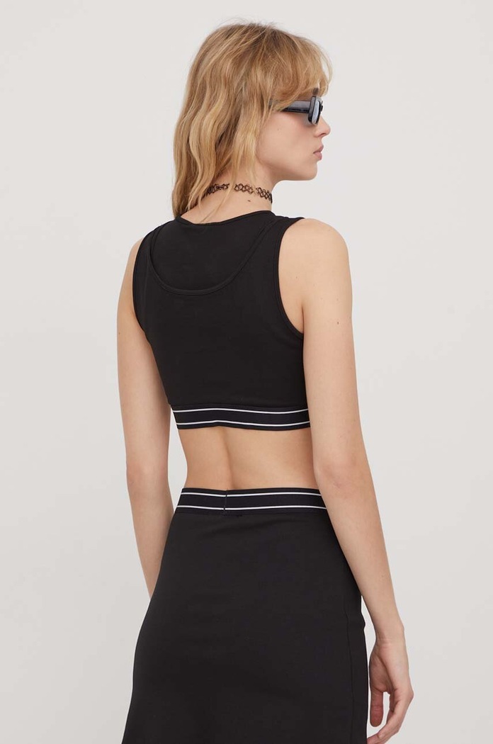 Oblečení Top Tommy Jeans DW0DW17393 černá