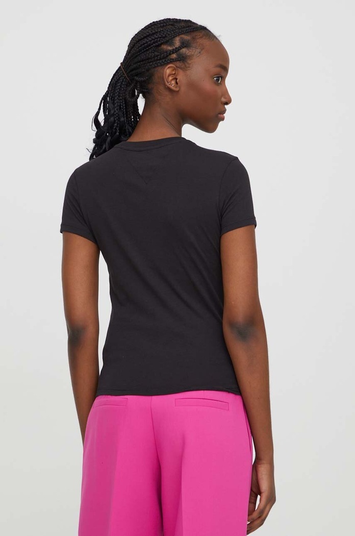 Tommy Jeans t-shirt DW0DW17357 czarny SS24