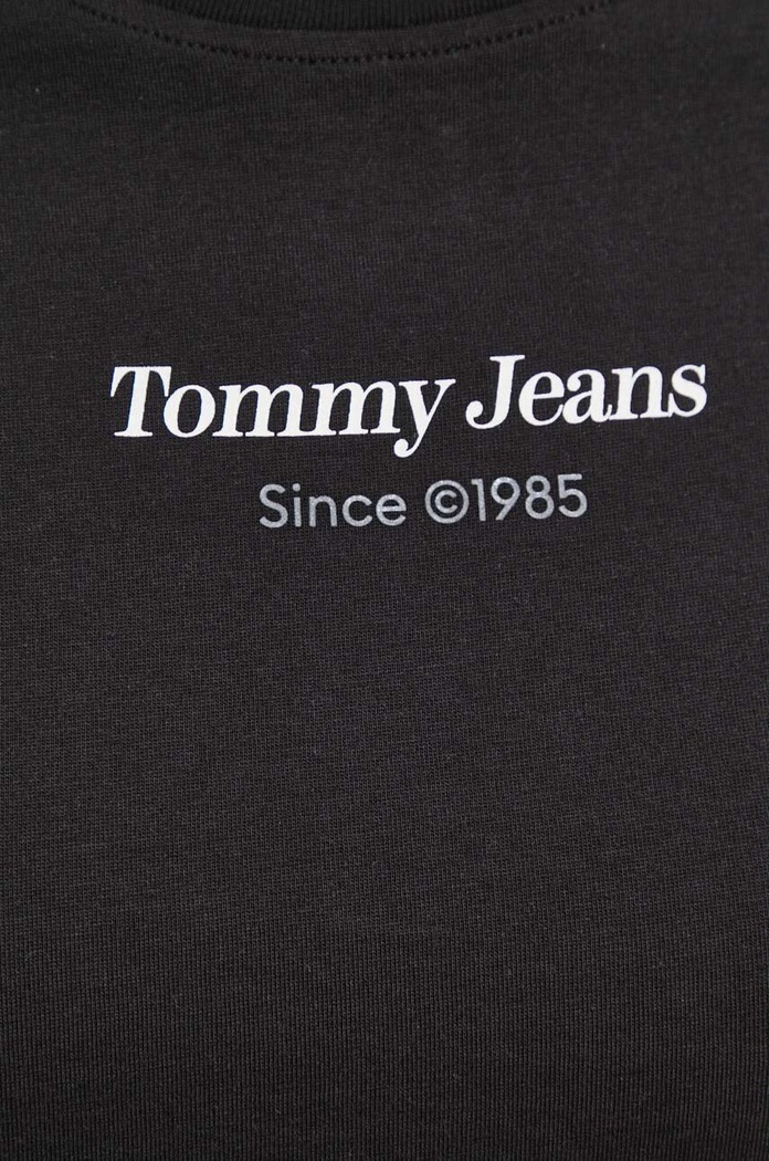 Bavlněné tričko Tommy Jeans Tommy Jeans DW0DW17359 černá