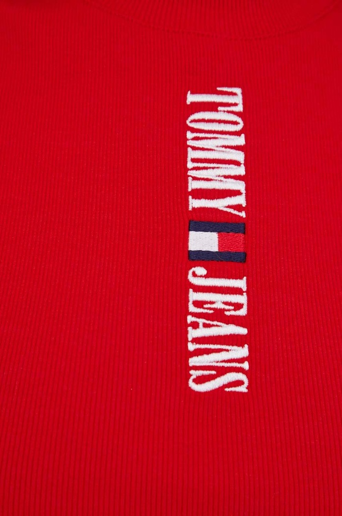 Top Tommy Jeans DW0DW17530 červená