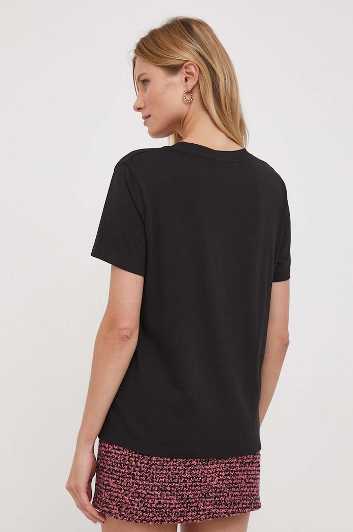 Odzież Calvin Klein Jeans T-shirt bawełniany J20J222560 czarny