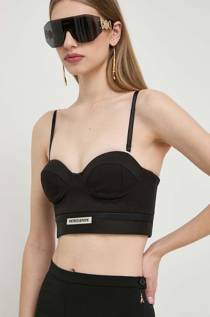 Top Patrizia Pepe 8C0676.A375 čierna