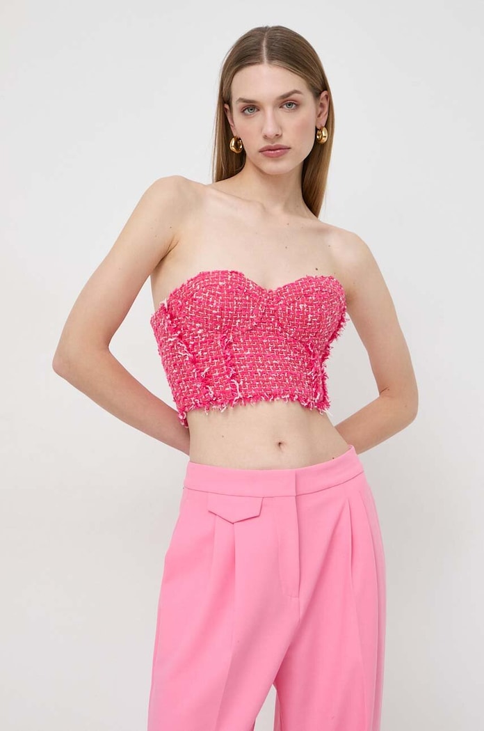 Patrizia Pepe top cu modele roz 8C0678.A376