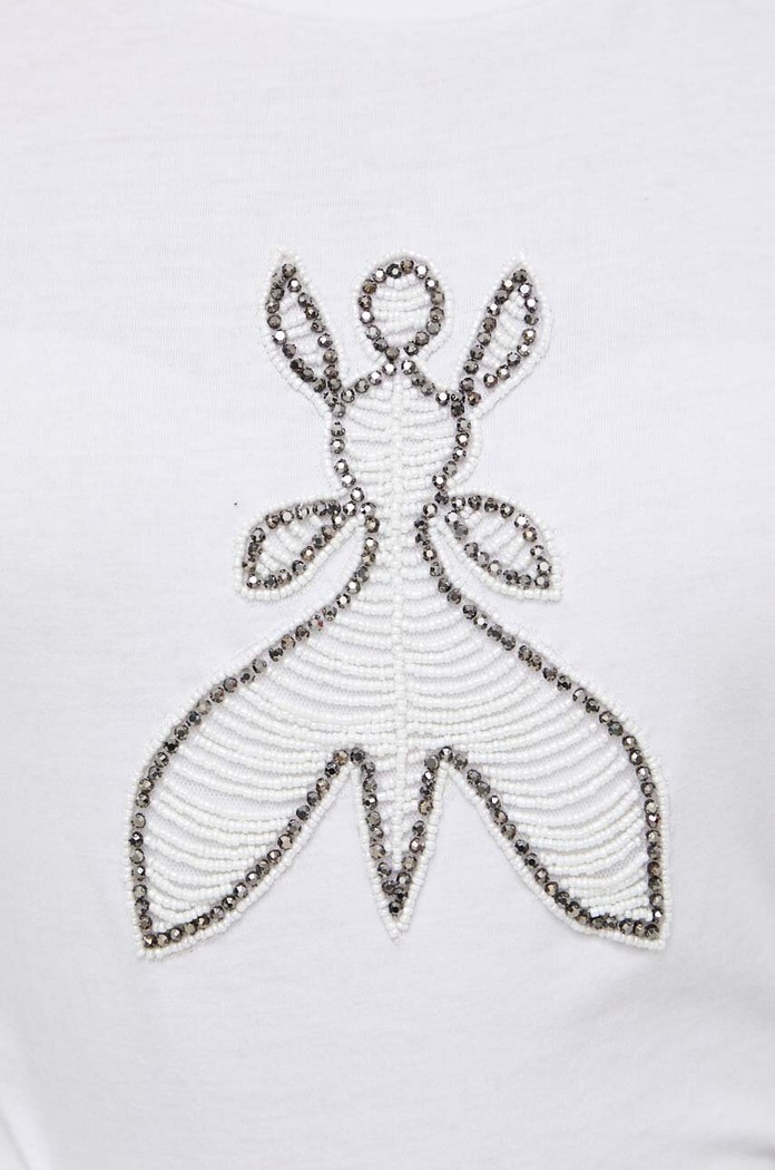 Patrizia Pepe t-shirt bawełniany 8M1599.J043 biały