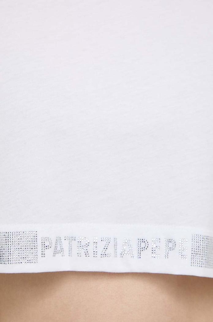 Bavlnené tričko Patrizia Pepe 8M1613.J089 biela