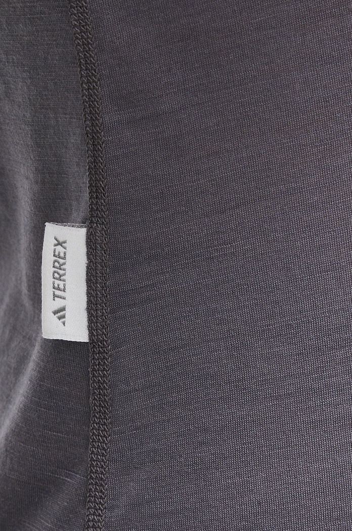 Funkční tričko adidas TERREX Xperior Merino 150 šedá HZ8550