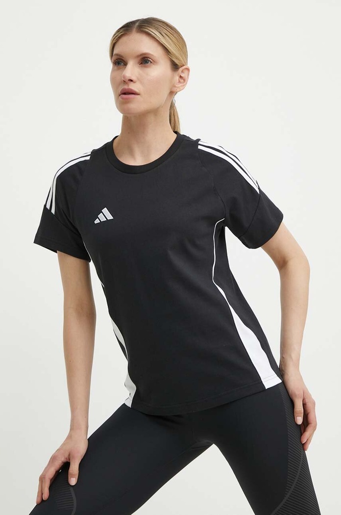 Tričko adidas Performance Tiro 24 nášivka čierna IJ9955