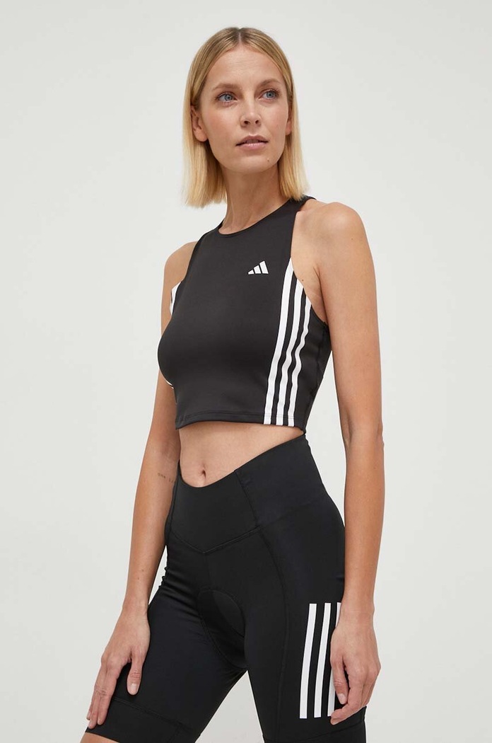 adidas Performance top do biegania Own the Run czarny IK5019