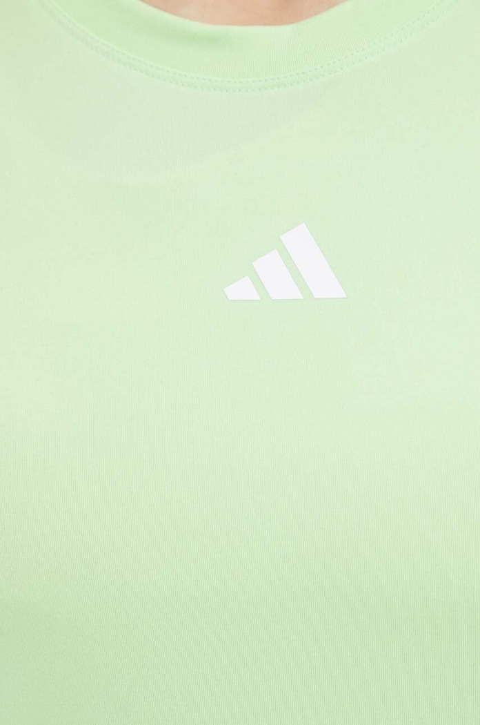 Kratka majica za vadbo adidas Performance Hyperglam IM8784 zelena
