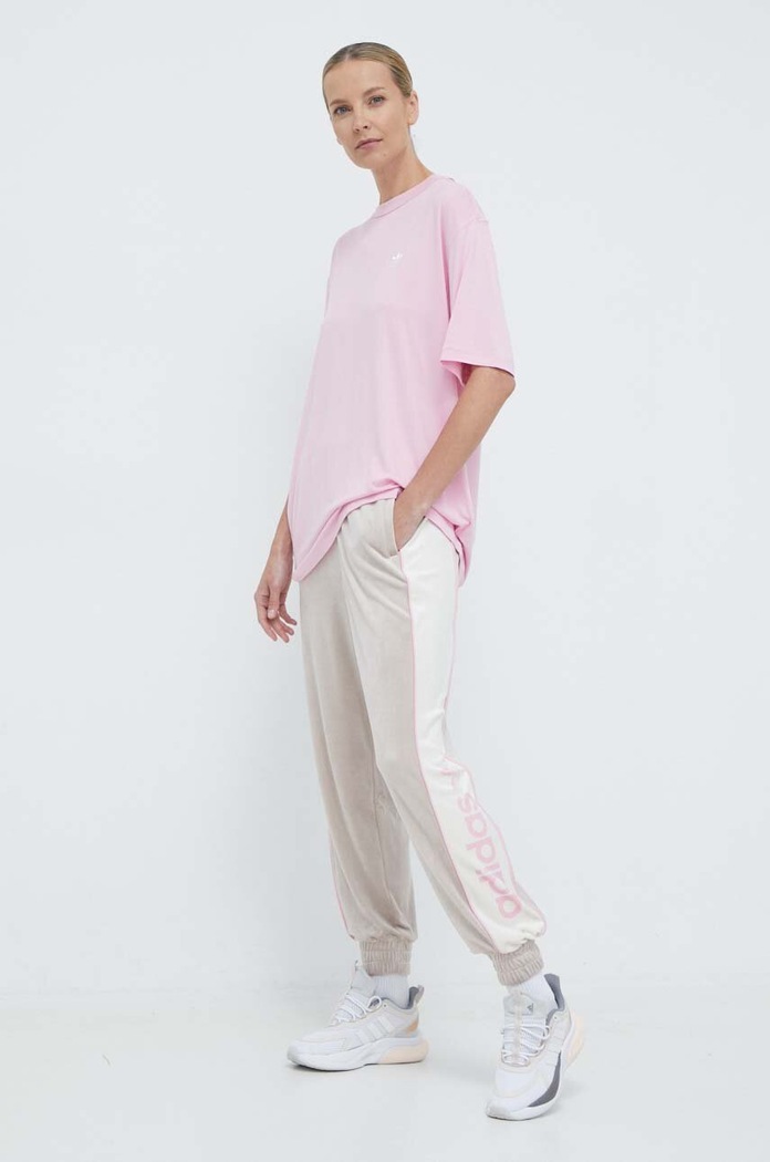 adidas Originals t-shirt Trefoil Tee IR8067 różowy SS24