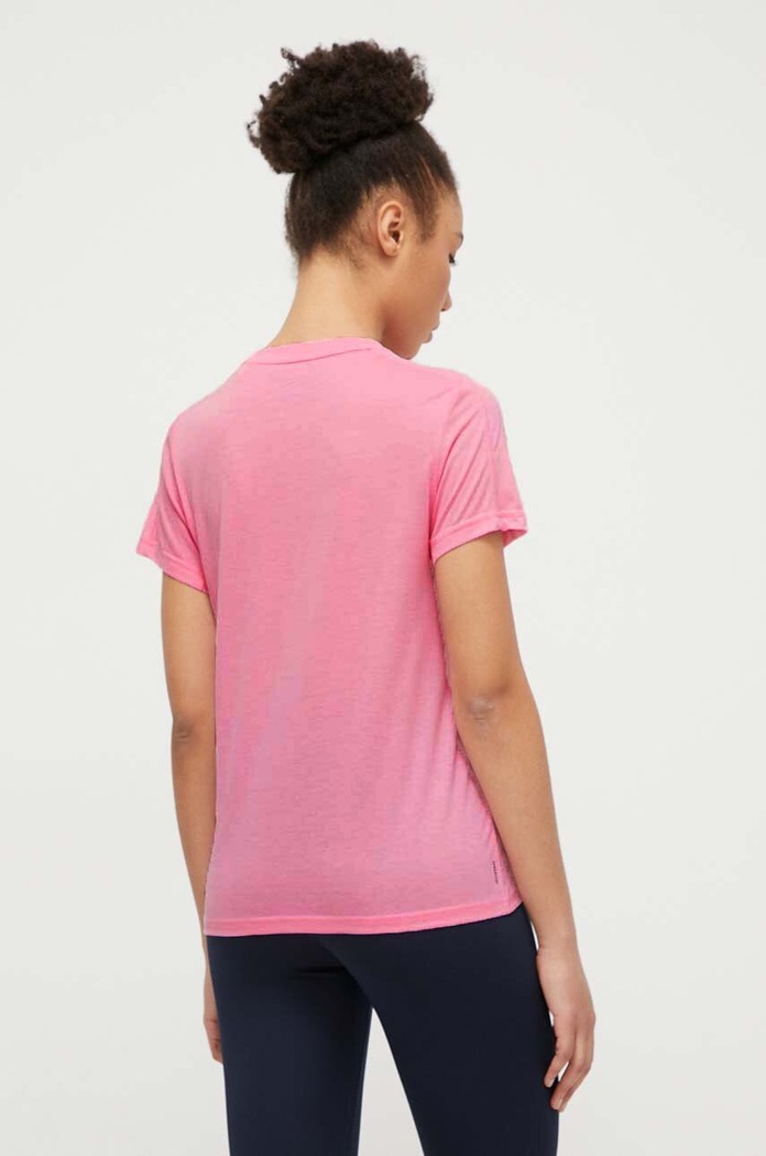 Odzież adidas Performance t-shirt treningowy Training Essentials IS3957 różowy