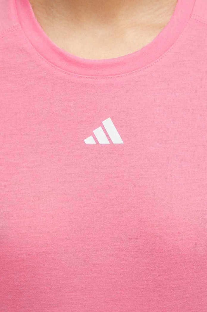 adidas Performance t-shirt treningowy Training Essentials IS3957 różowy