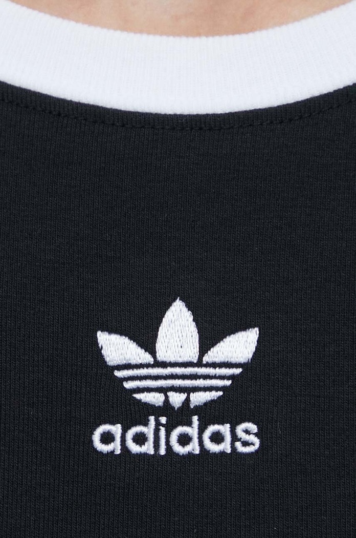 Μπλουζάκι adidas Originals 3-Stripes Baby Tee IU2532 μαύρο