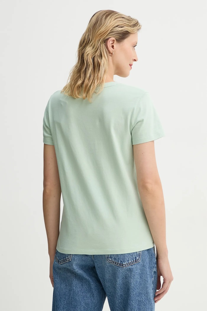 Oblečení Levi's tričko dámské bavlněné 39185 zelená