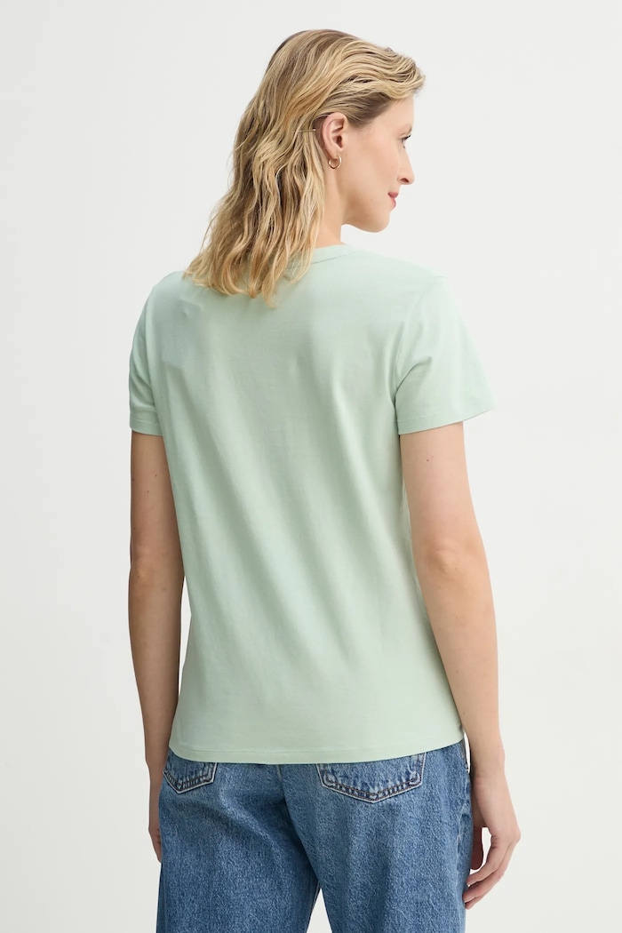 Oblečení Levi's tričko dámské bavlněné 39185 zelená
