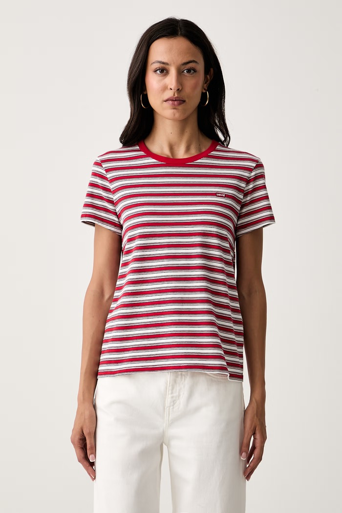 Levi's t-shirt γυναικείο βαμβακερό PERFECT κόκκινο 39185