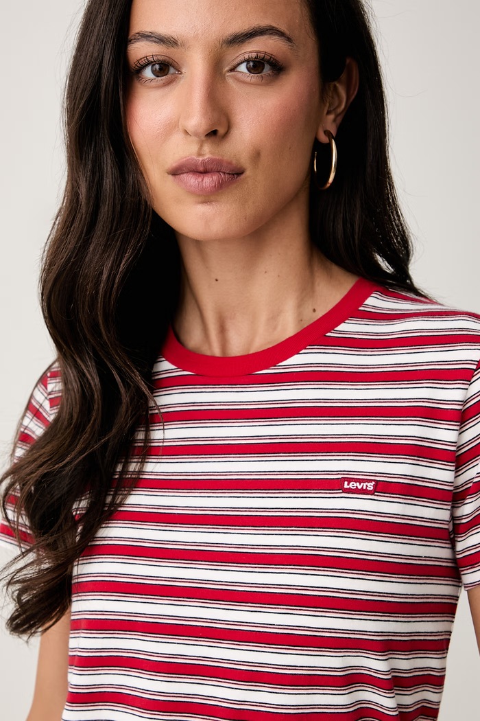 Levi's t-shirt γυναικείο βαμβακερό PERFECT κόκκινο 39185