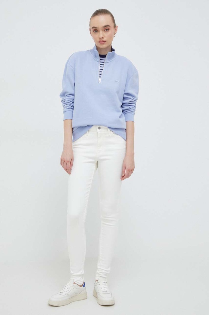 Levi's тениска дамска от памук PERFECT 39185 син AA00