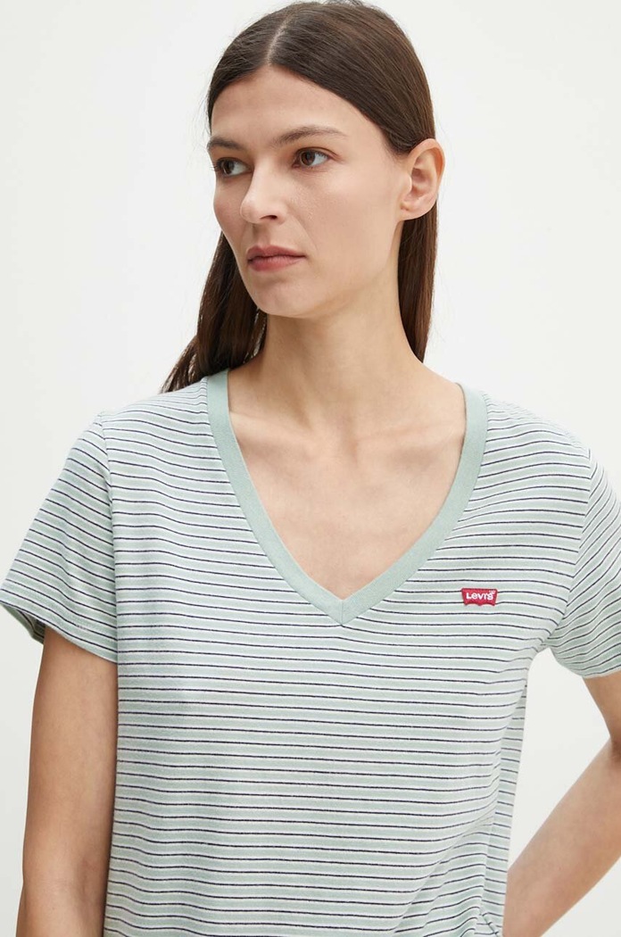 Levi's t-shirt in cotone verde 85341