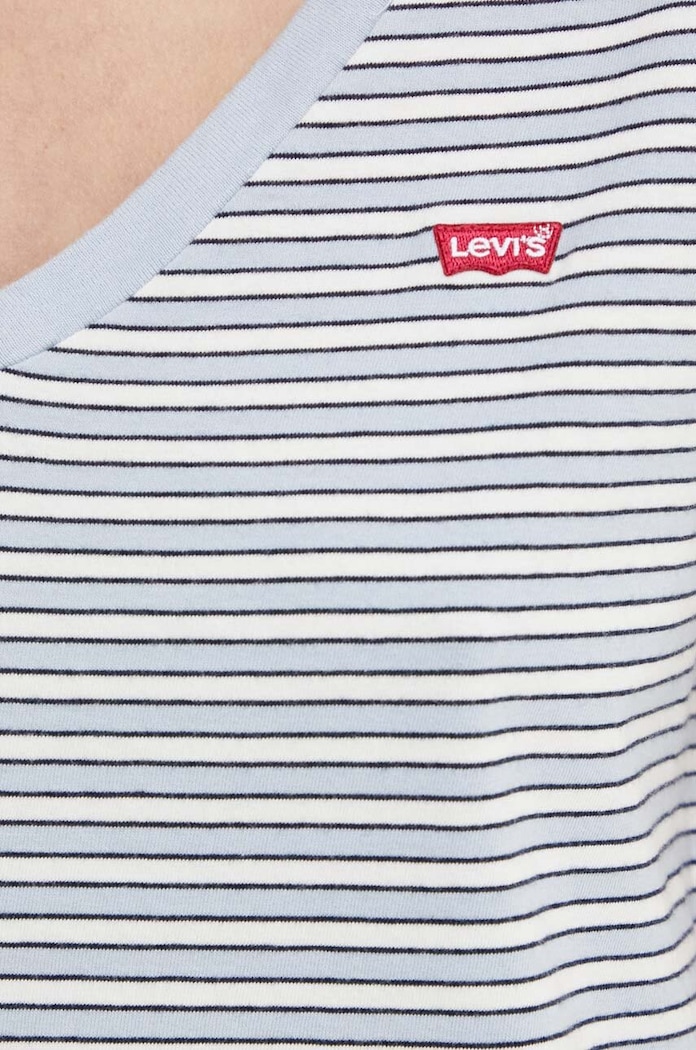 Bavlnené tričko Levi's 85341 sivá