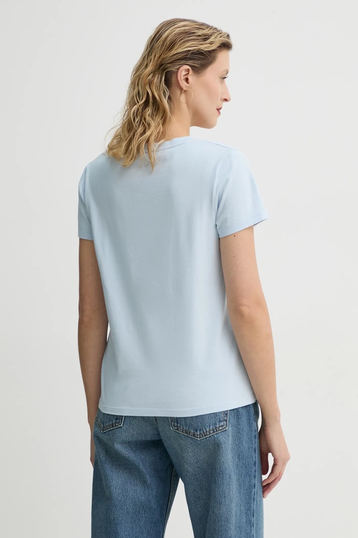 Odzież Levi's t-shirt bawełniany 85341 niebieski