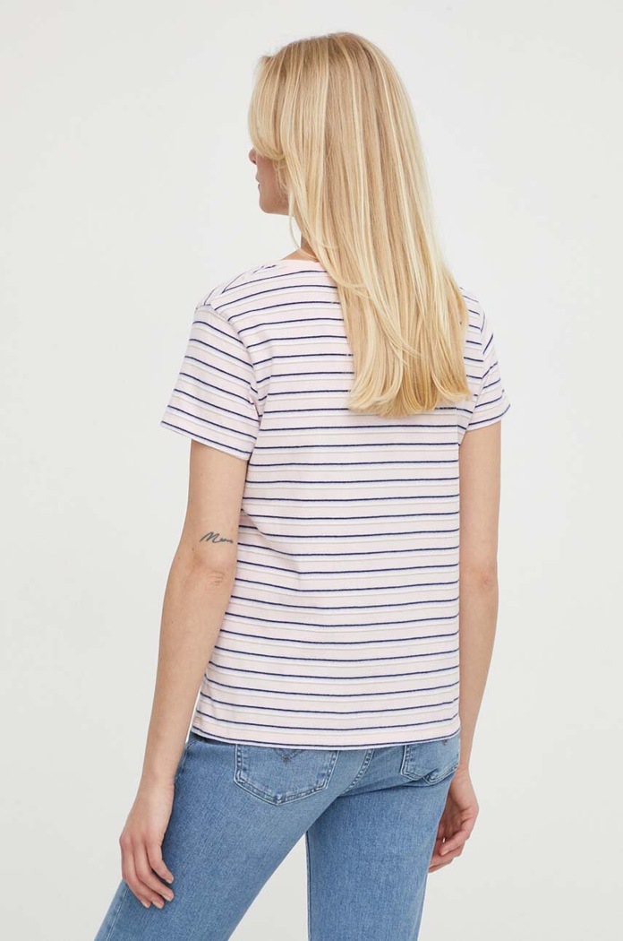 Odzież Levi's T-shirt damski bawełniany PERFECT V 85341 multicolor