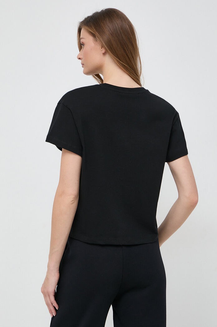 Odzież Karl Lagerfeld t-shirt bawełniany 240W2170 czarny