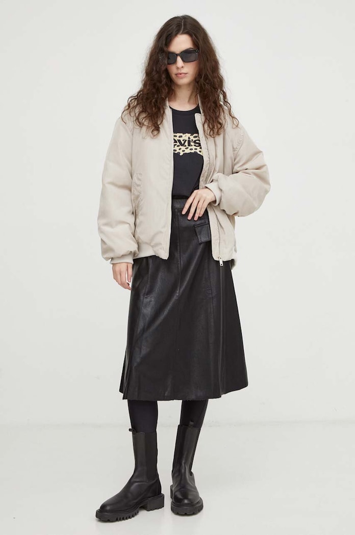 Levi's pamut póló 17369.2437 fekete SS24
