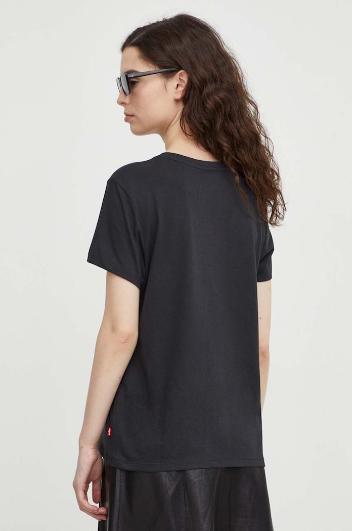 Ruházat Levi's pamut póló 17369.2437 fekete