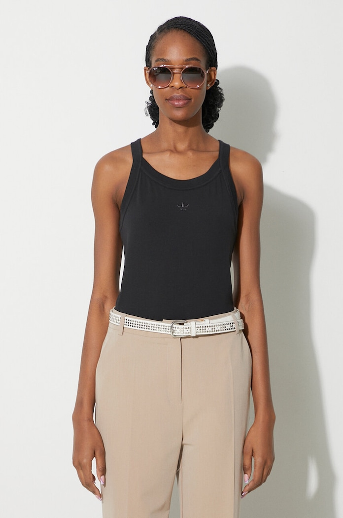 Top adidas Originals Premium Essentials Tank Top regular čierna II8034