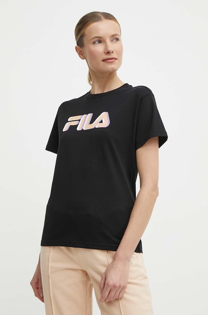 Fila t-shirt in cotone Londrina nero FAW0765
