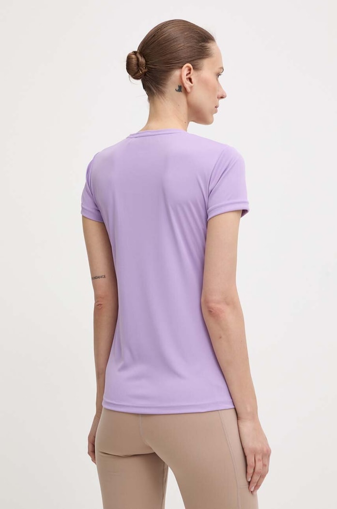 Odzież Fila t-shirt do biegania Ramatuelle FAW0709 fioletowy