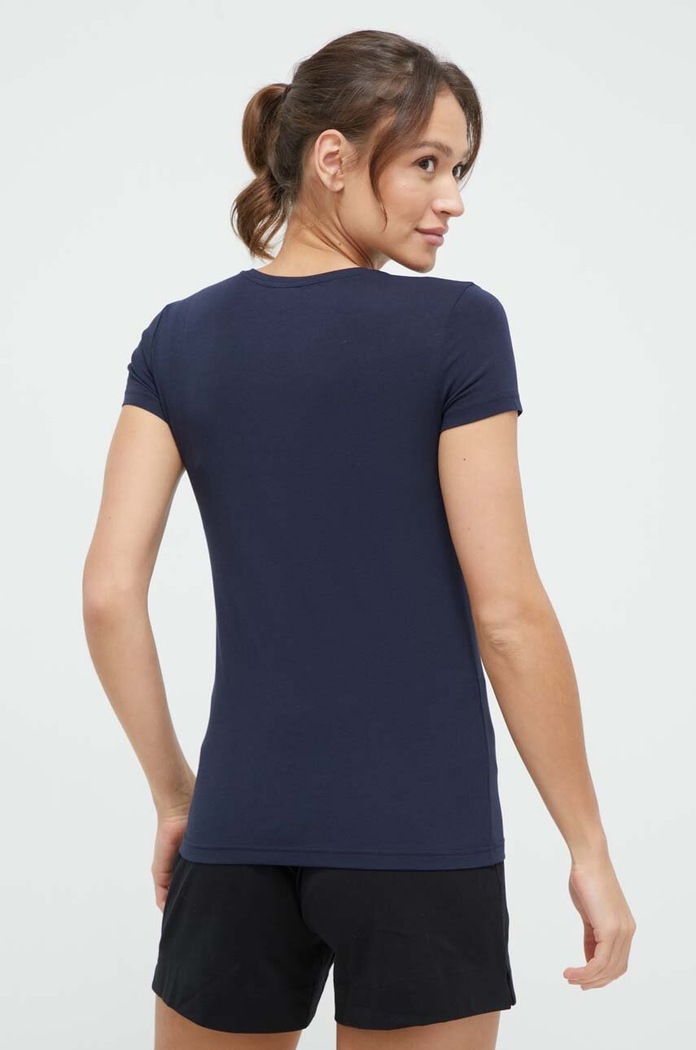 Odzież Emporio Armani Underwear t-shirt lounge 163139.4R223 granatowy