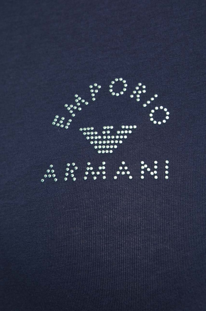Emporio Armani Underwear t-shirt lounge granatowy 163139.4R223