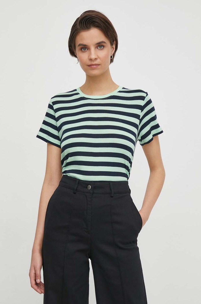 Bavlněné tričko Pepe Jeans JINX regular zelená PL505845