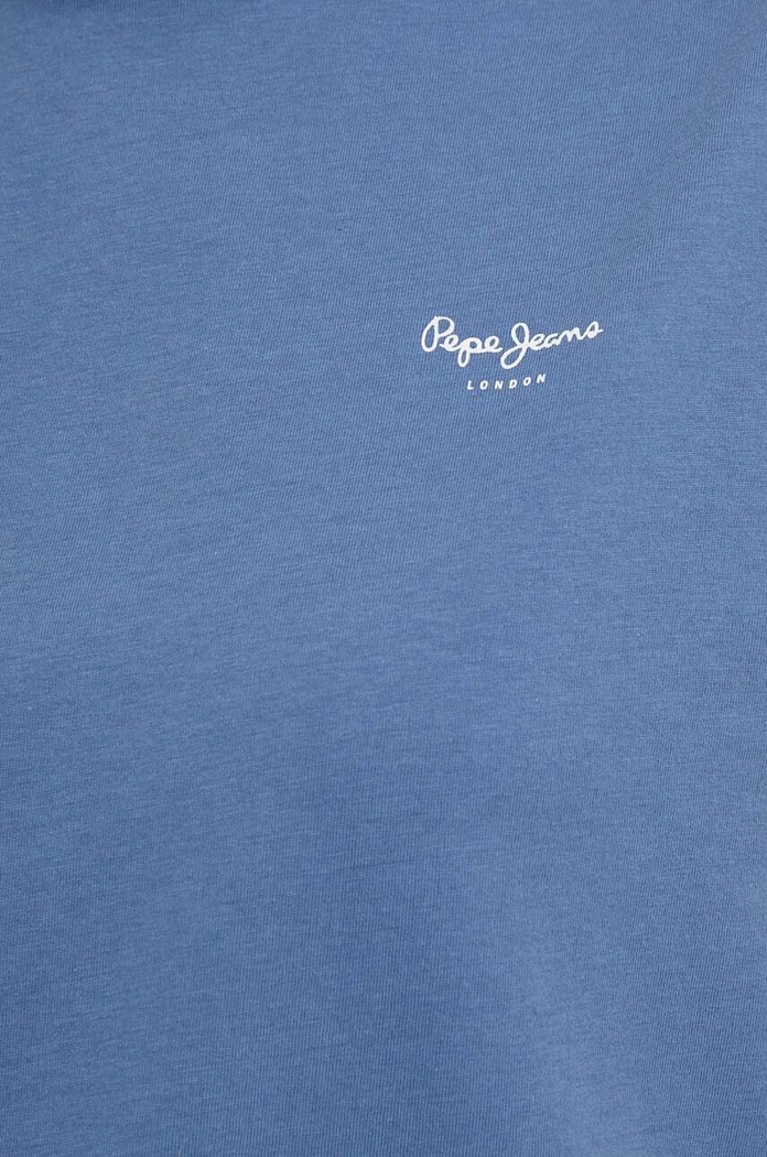 Pepe Jeans t-shirt bawełniany LORY PL505853 niebieski
