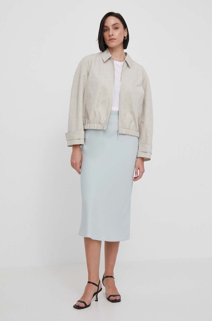 Βαμβακερό μπλουζάκι Pepe Jeans KAYLA PL505823 λευκό SS24