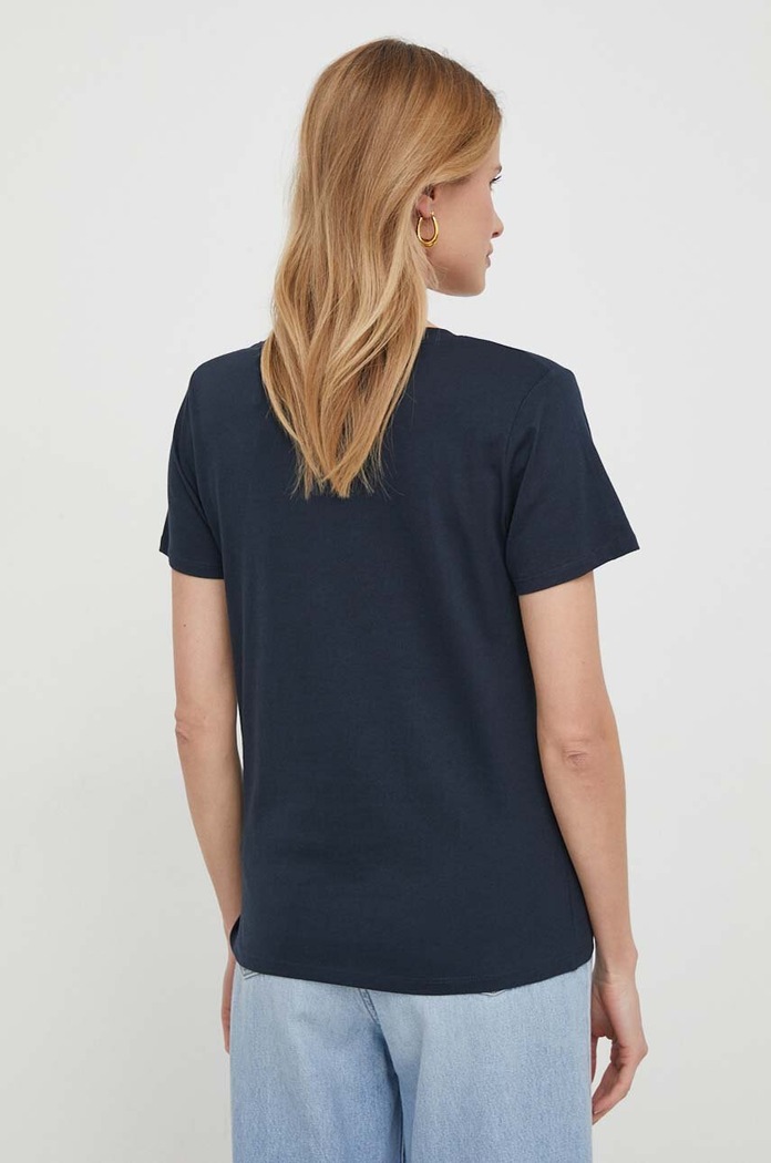 Îmbrăcăminte Pepe Jeans tricou din bumbac PL505827 bleumarin