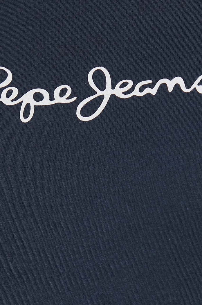 Pepe Jeans tricou din bumbac bleumarin PL505827