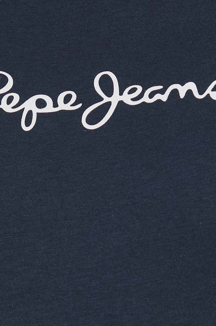 Pepe Jeans tricou din bumbac bleumarin PL505827