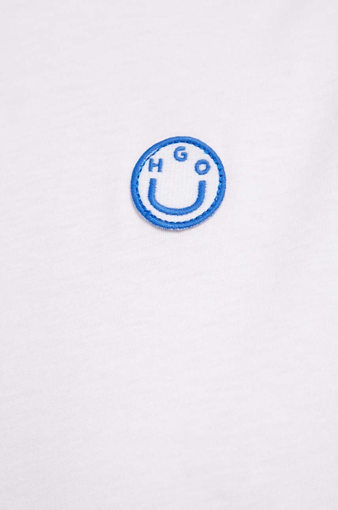 HUGO Blue tricou din bumbac Vintage Tee_B_1 50518139 alb