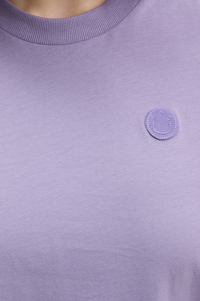 Bavlněné tričko Hugo Blue 50518139 fialová