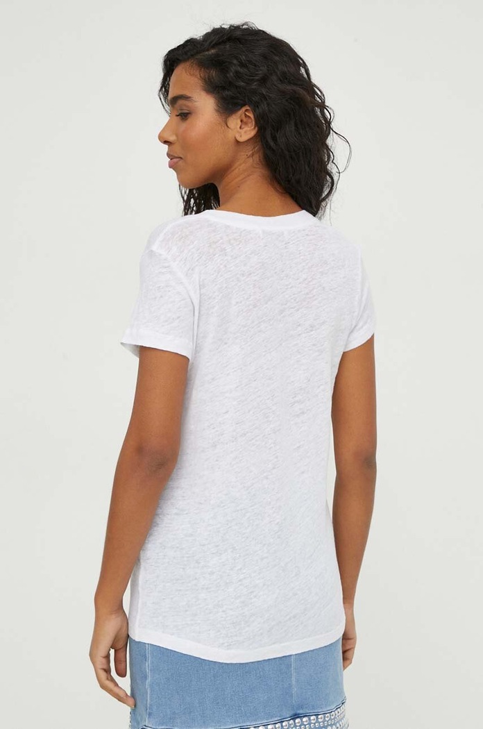 Îmbrăcăminte IRO tricou de in WF19RODEO alb