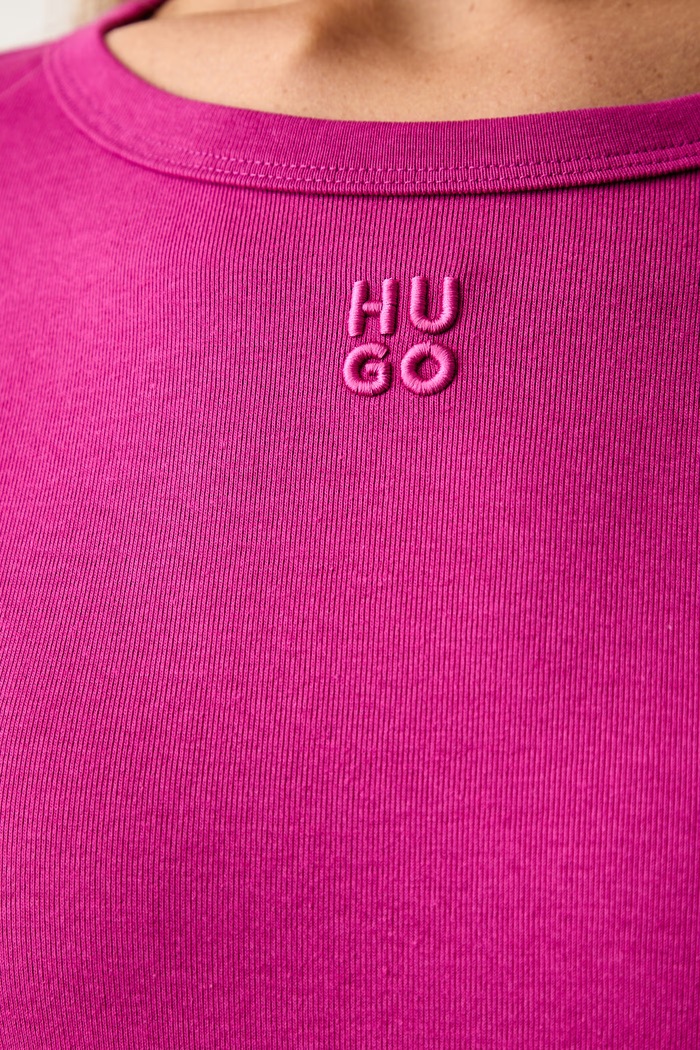 HUGO T-shirt damski z bawełną Deloris 50512002