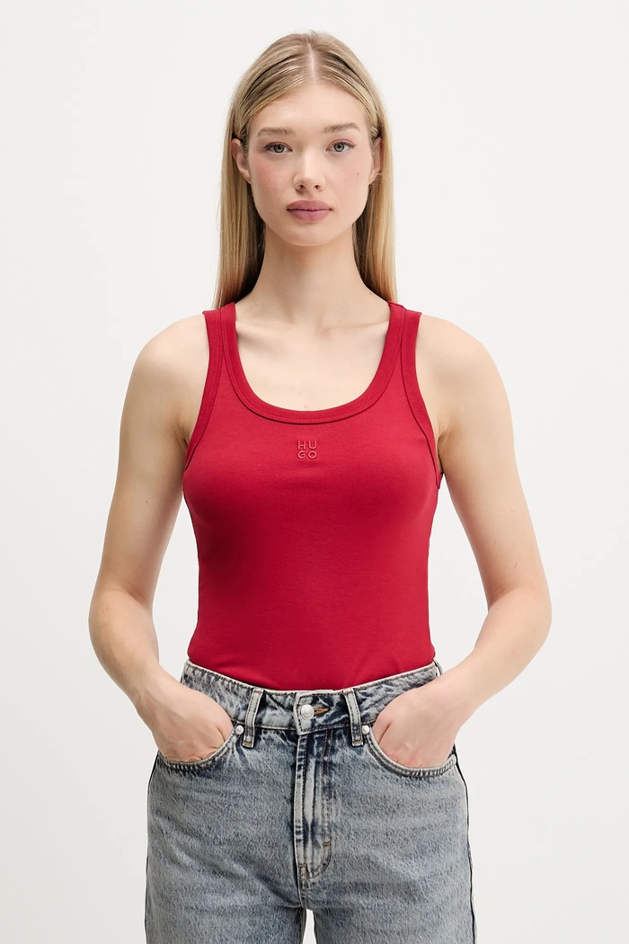 HUGO top femeiesc Datamia rosu 50514489