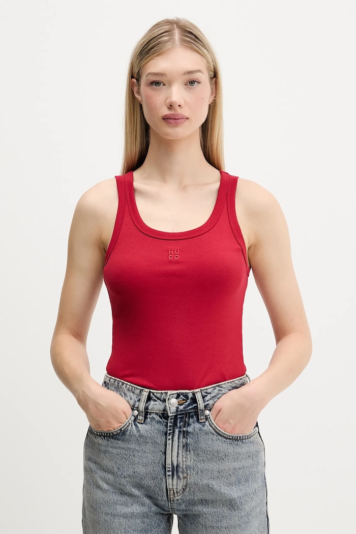 HUGO top femeiesc Datamia rosu 50514489