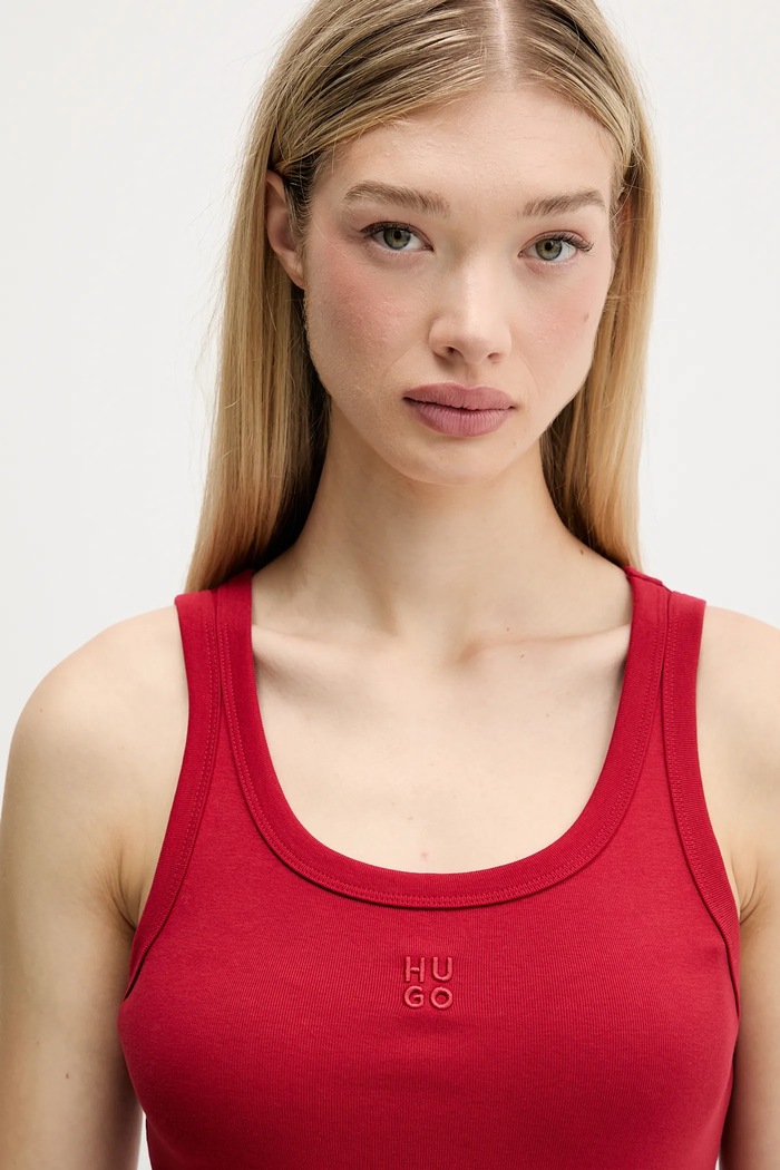 HUGO top femeiesc Datamia rosu 50514489